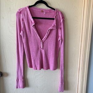 Free People One Colt Thermal Pink